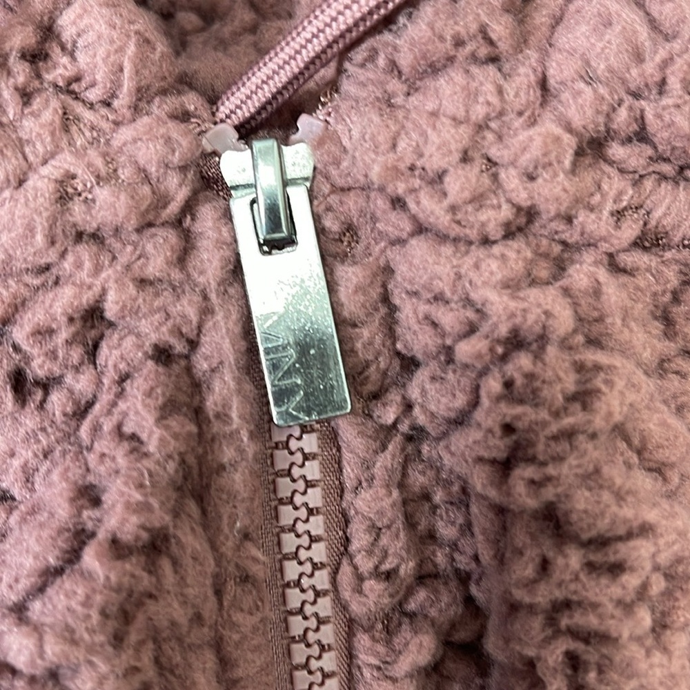 Andrew Marc Women's Teddy Fleece Full Zip Hooded Jacket - Picture 5 of 8